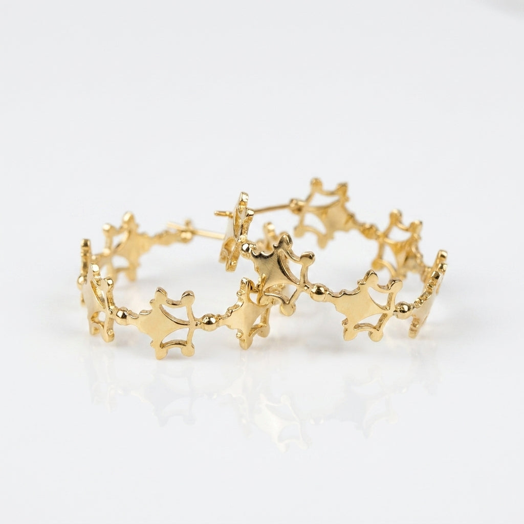 Statement Hoop Earrings – Inspired by an Ancient Roman Relic