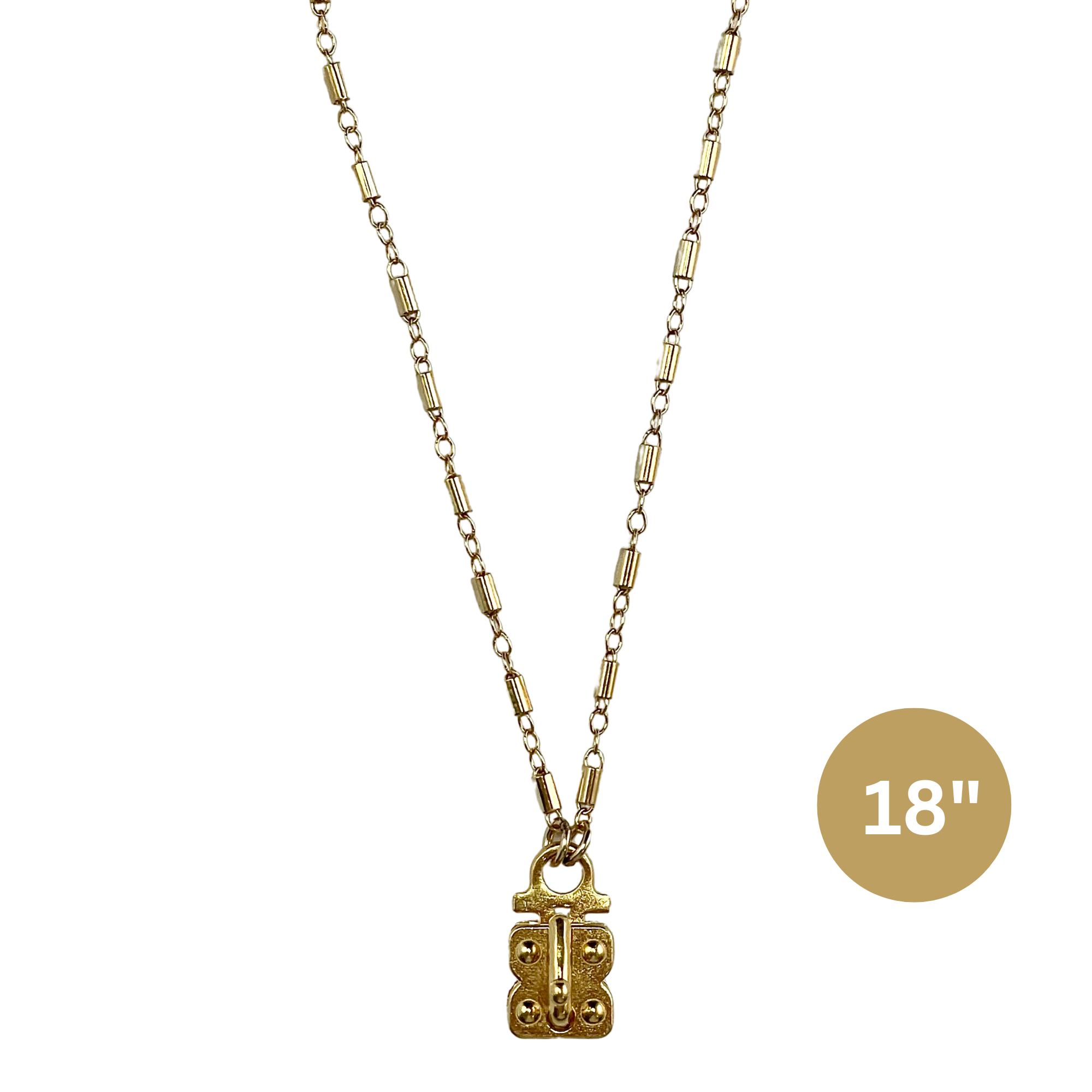 Hayden Chain with Signature Vignette Holder and Lobster Clasp