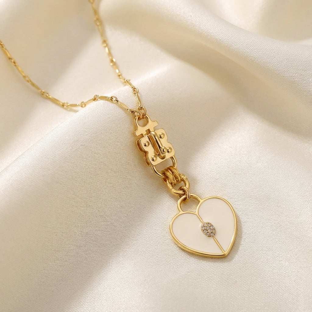 Love Me Heart- Diamond/ Enamel