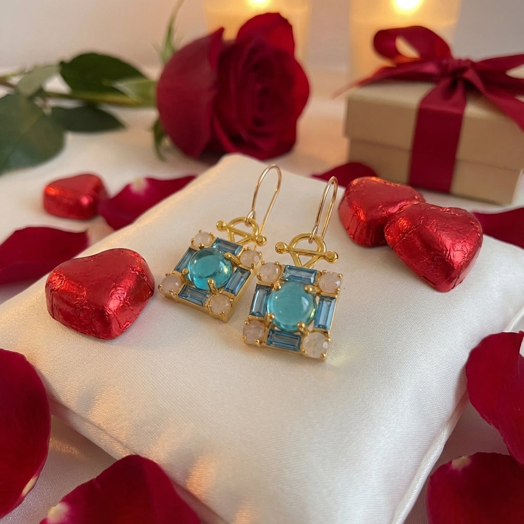 Madison-Square with Cross-Pattern Design – Vermeil & Gold-Filled