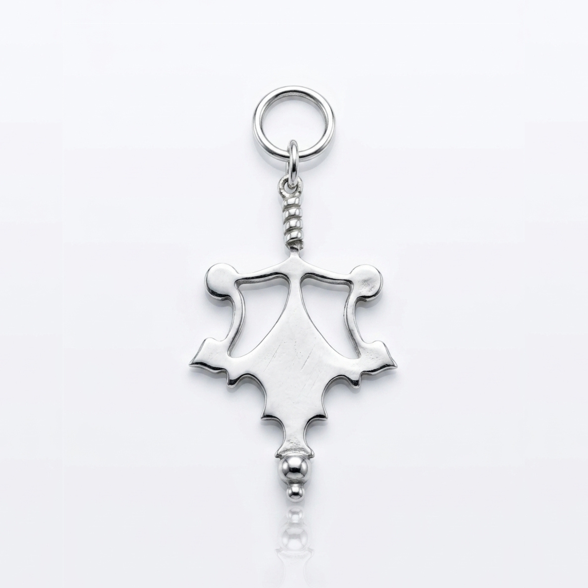 Roman Relic-Inspired Pendant with Polished Finish – Sterling Silver