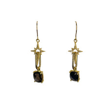 Nova Iolite Earrings - Gold