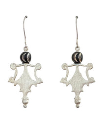 Harper Swirl Earrings - Silver