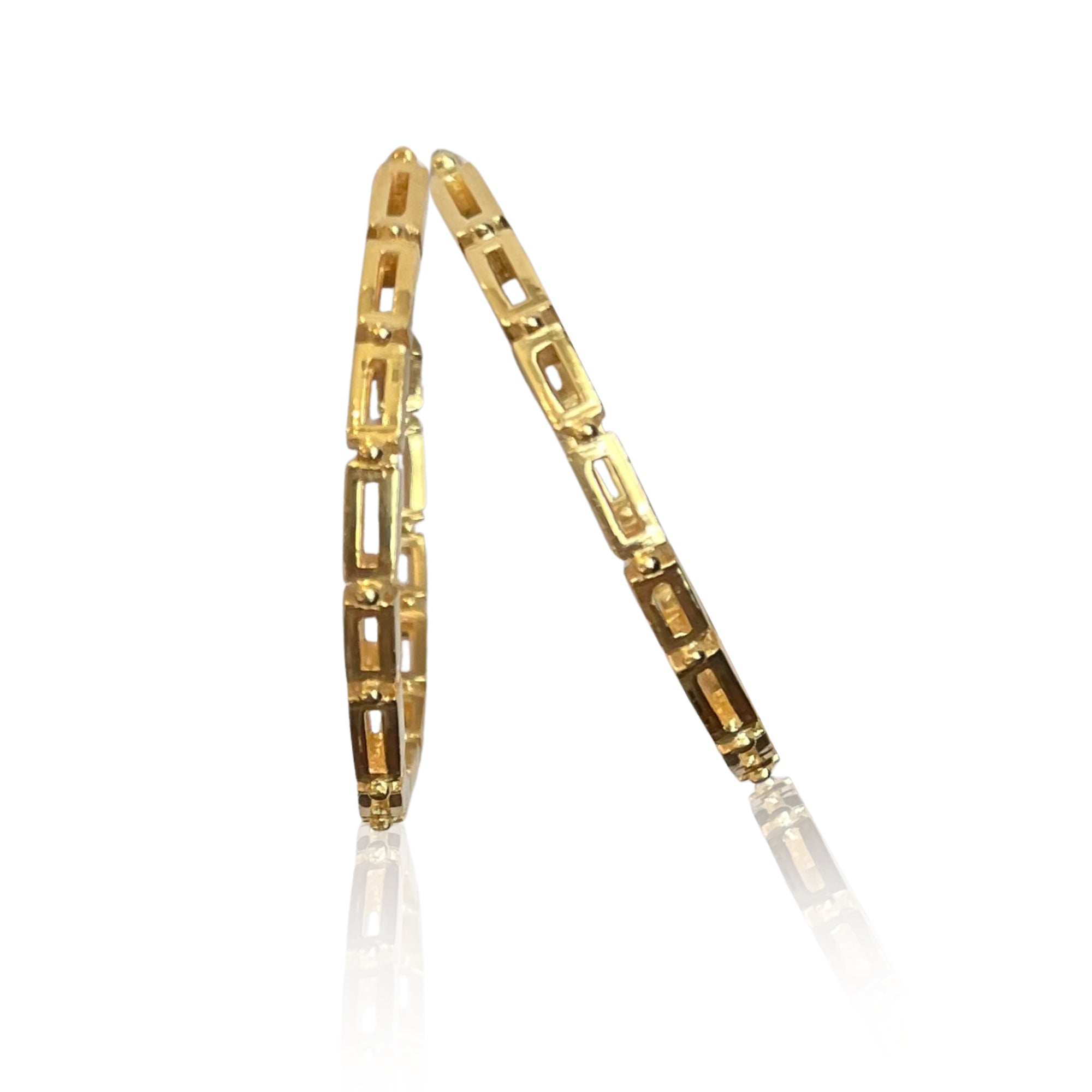 Maxine Classic Hoop-35mm-Gold Polished