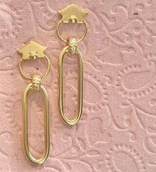 Sonya Earrings - Gold single