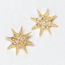 Diamond Sunburst Earrings