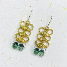 Sahar Earrings - Green Quartz