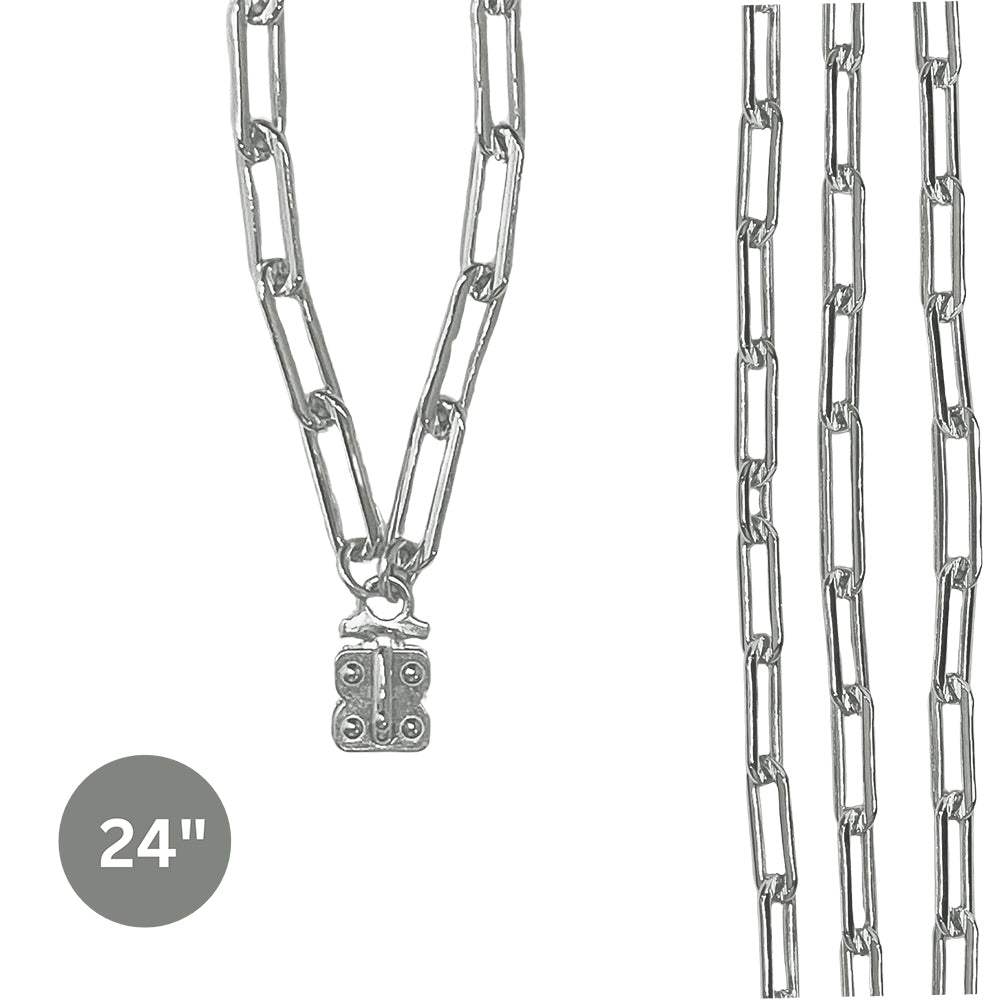 Paperclip Chain with Sennod Vignette Holder