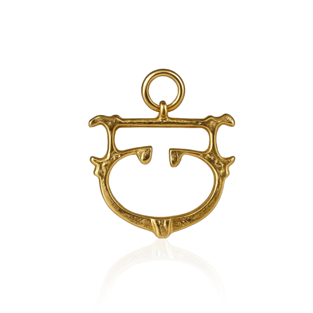 Roman Buckle Replica Gold Vignette- Med