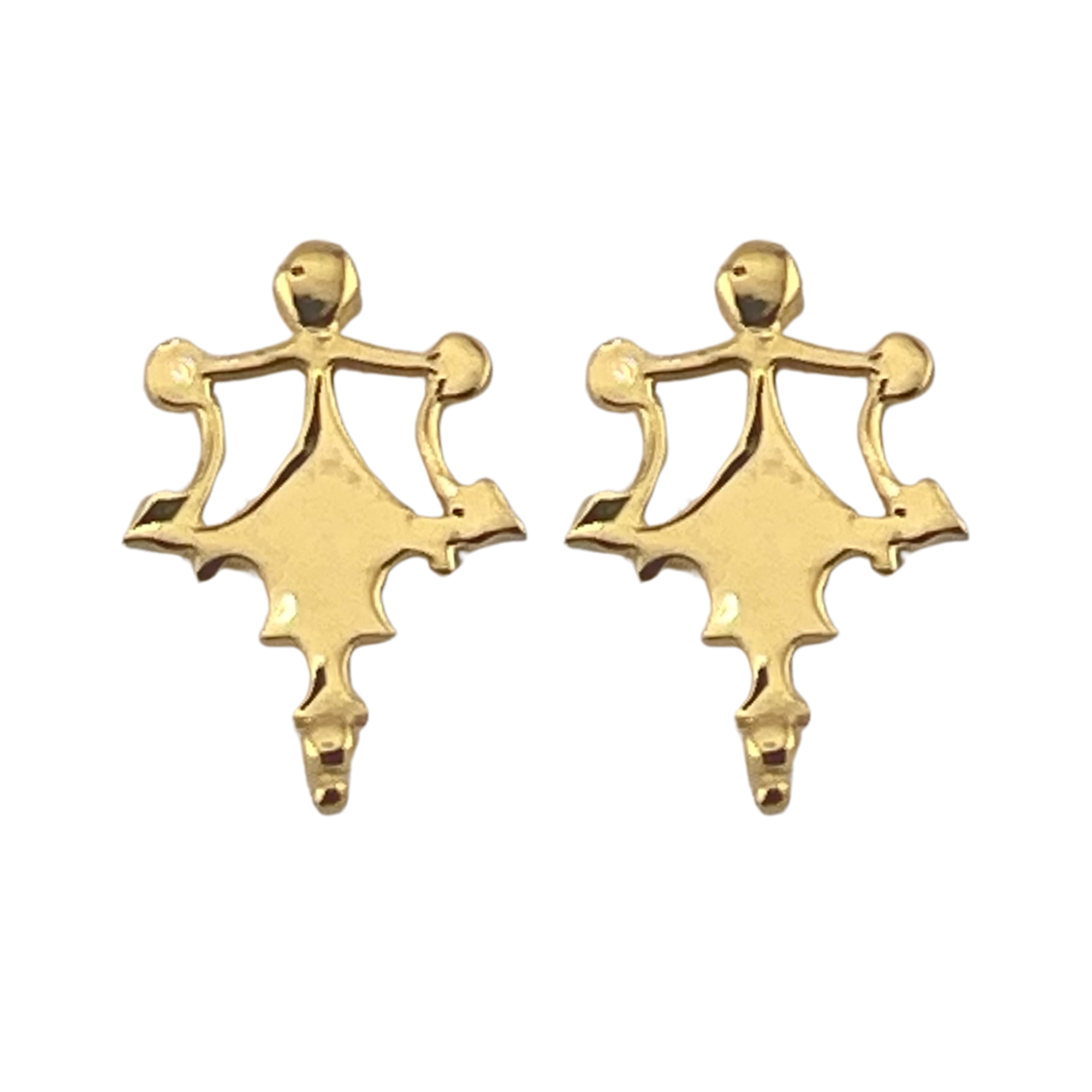 Harper Post Earrings - Gold