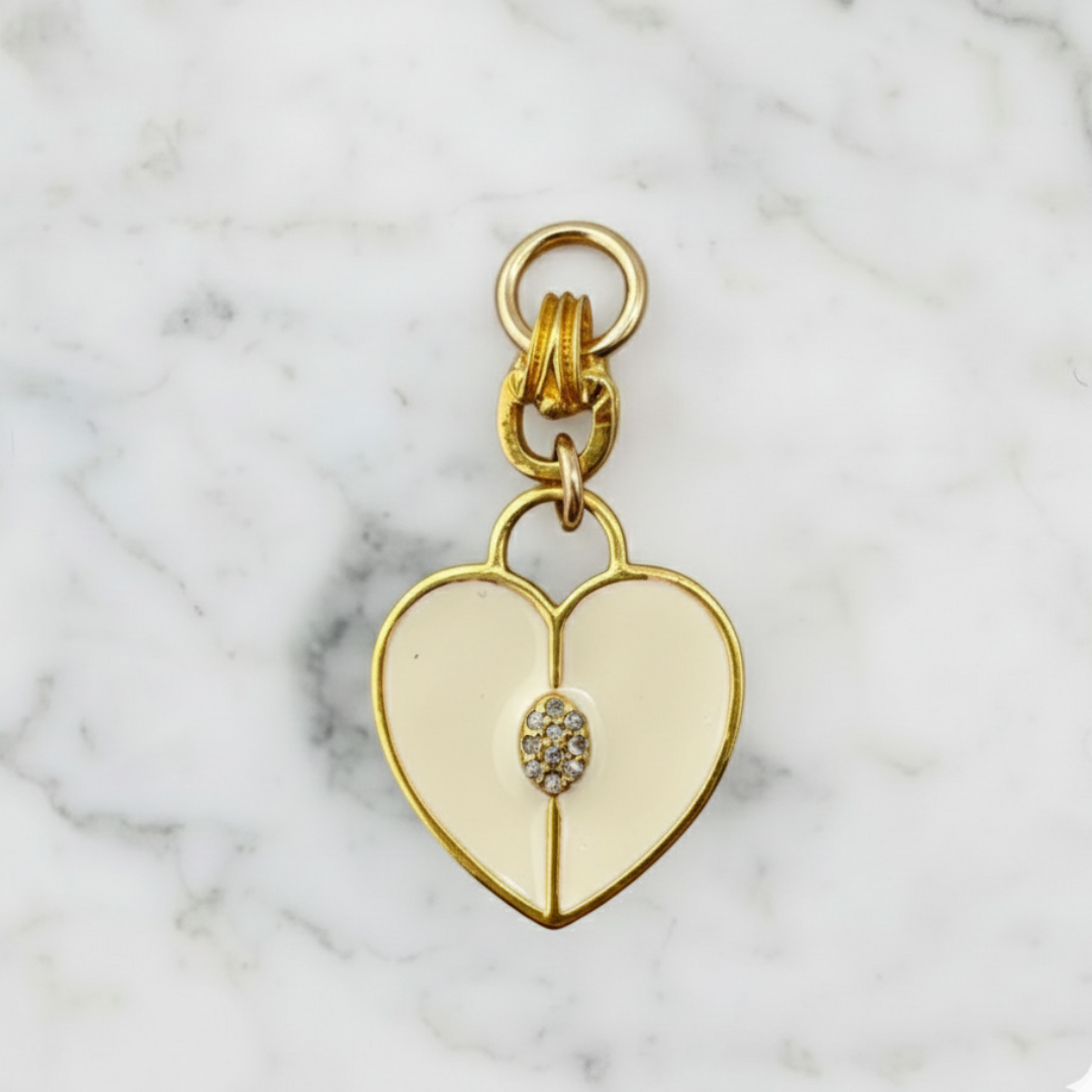 Love Me Heart- Diamond/ Enamel