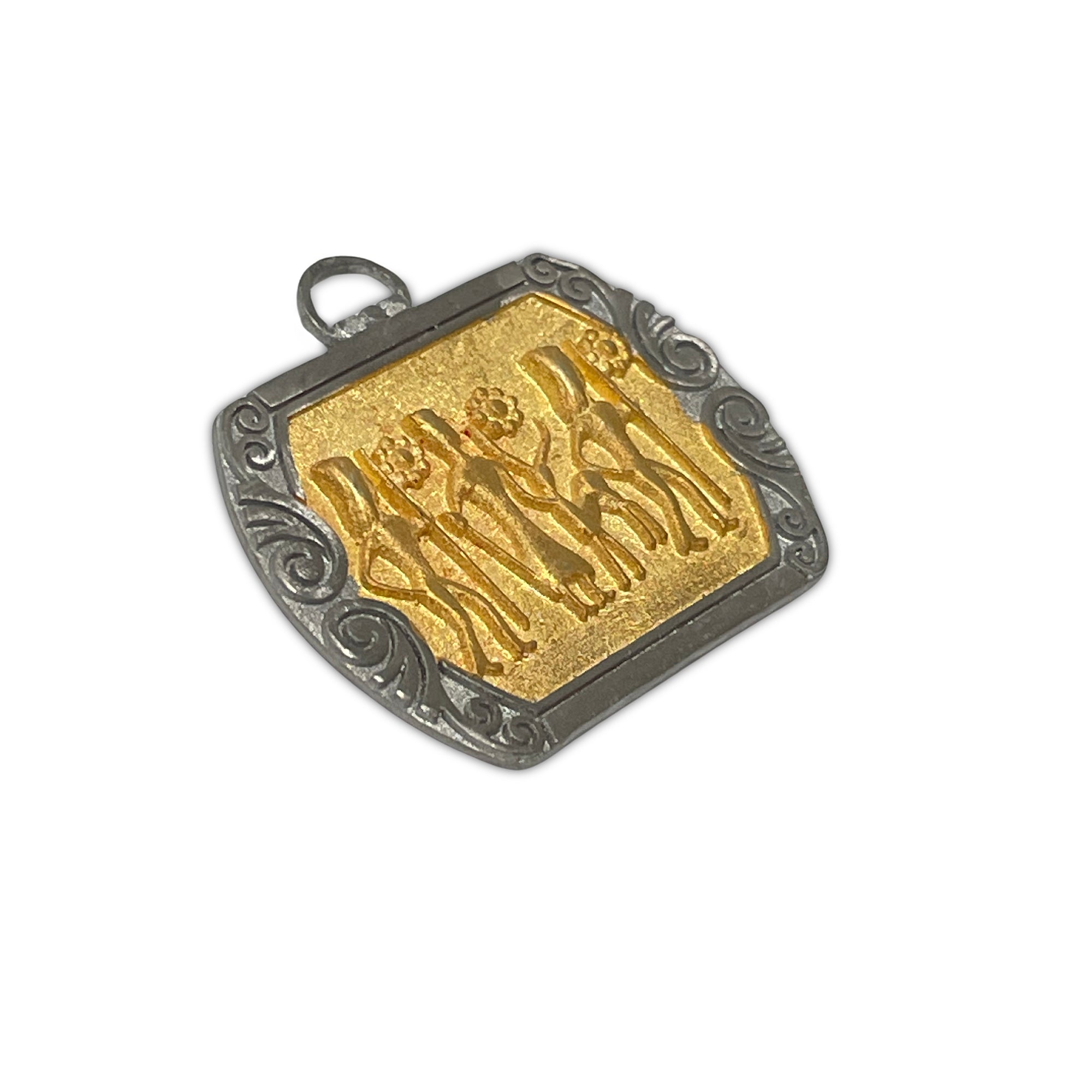 Ester- Antique Wax Seal Scene Vignette - Two Tone