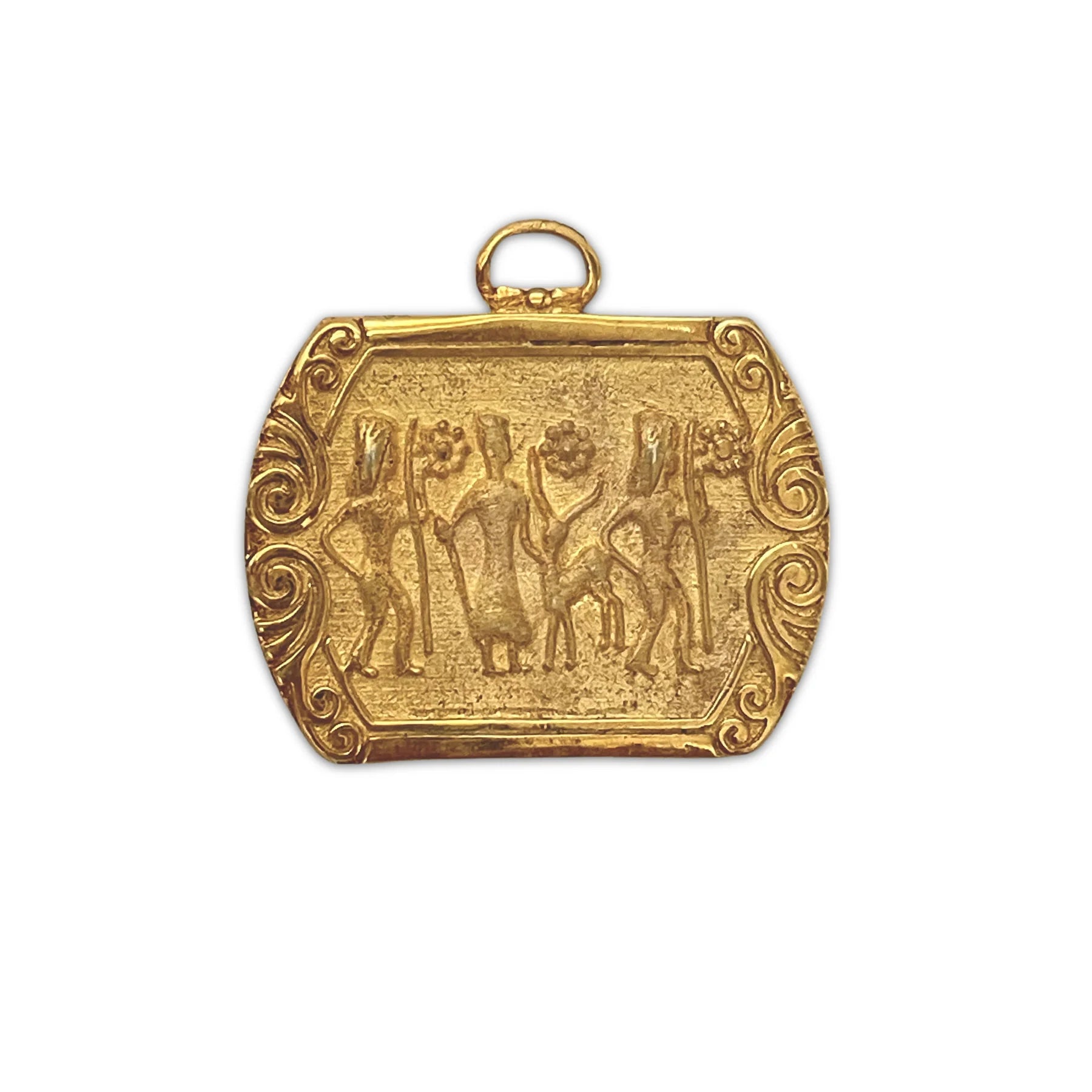 Ester- Antique Wax Seal Scene Vignette- Gold