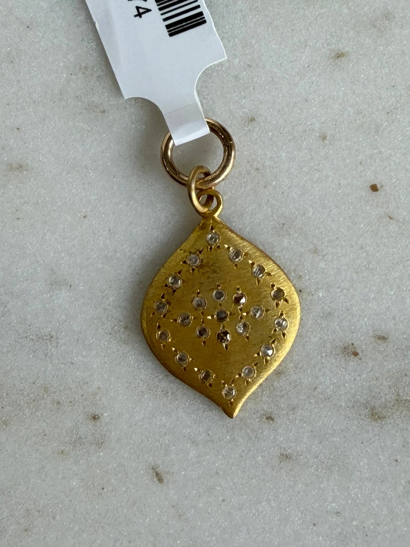 Cordelia Diamond micro set- Brushed Gold