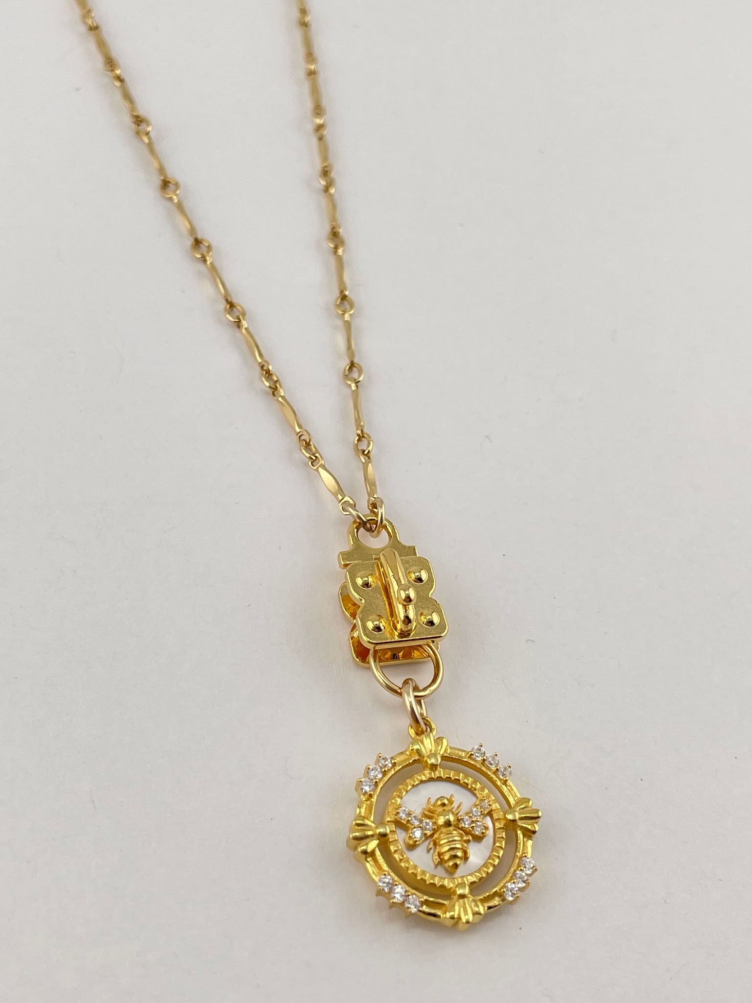 Isabelle 14K Gold Filled Marquis Bar Link Chain | Sennod Jewelry