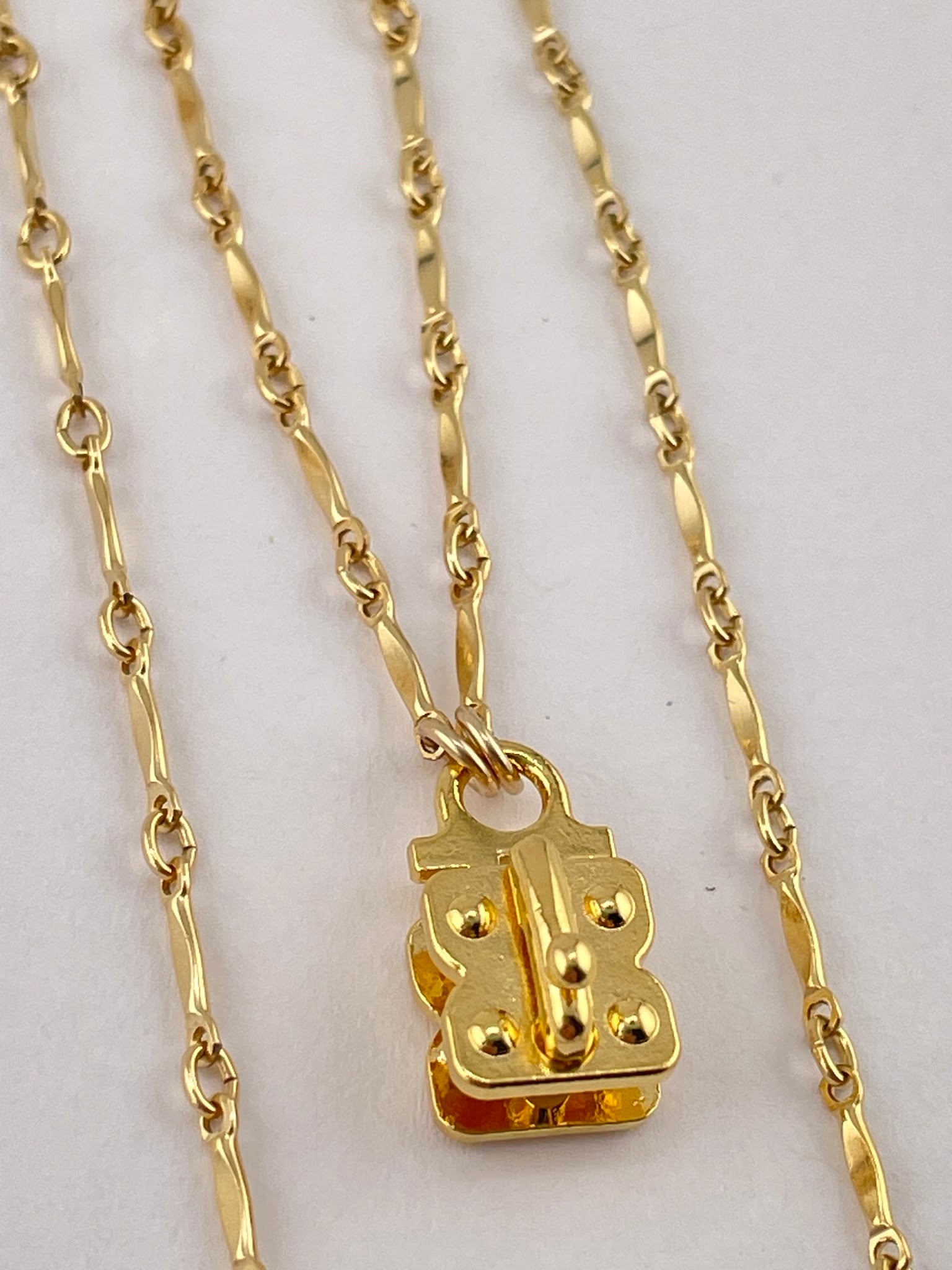 "Isabelle" Vignette Chain- Marquis Bar & Link - 14K Gold Filled