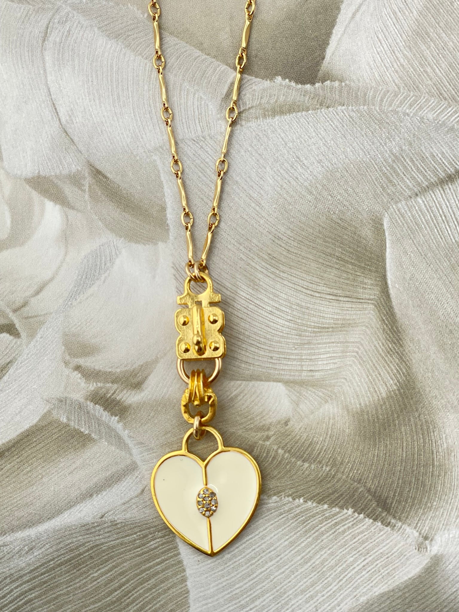 Love Me Heart- Diamond/ Enamel