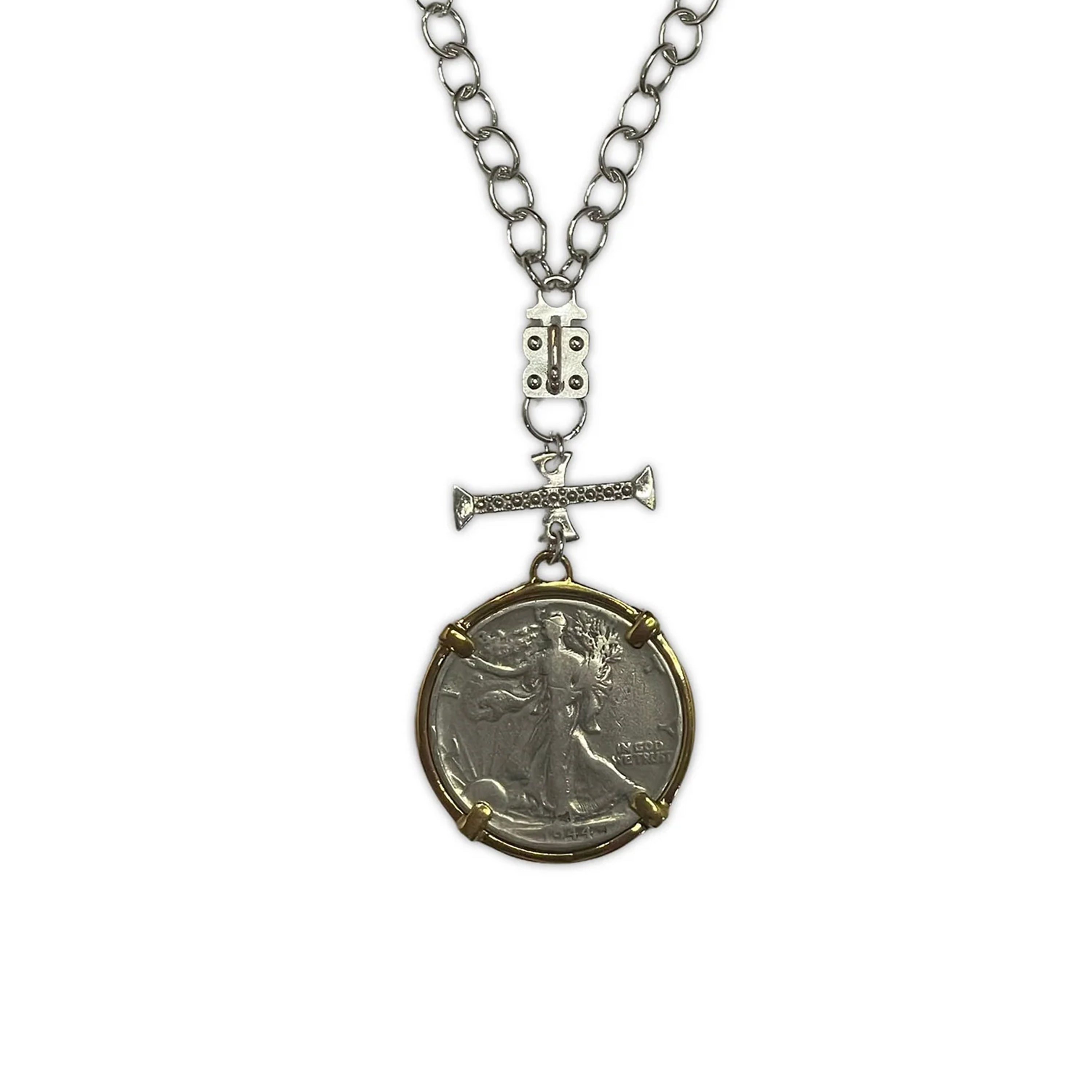 Authentic U.S. Walking Liberty Coin – Half Dollar – Two-Toned