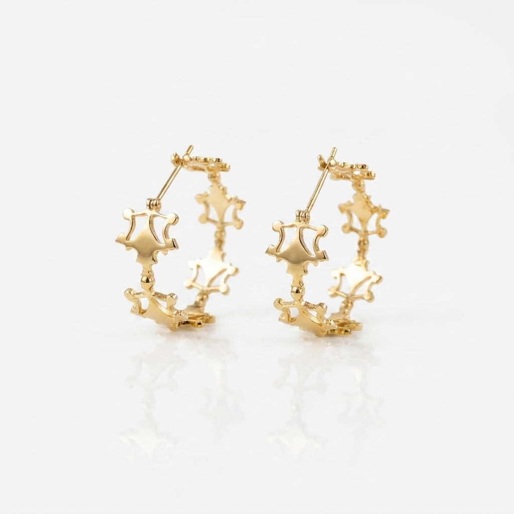 Statement Hoop Earrings – Inspired by an Ancient Roman Relic