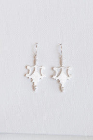 Harper Earrings - Silver - Brushed