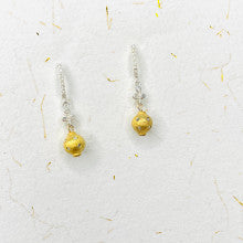 Remy Diamond Ball Earrings - Two Tone