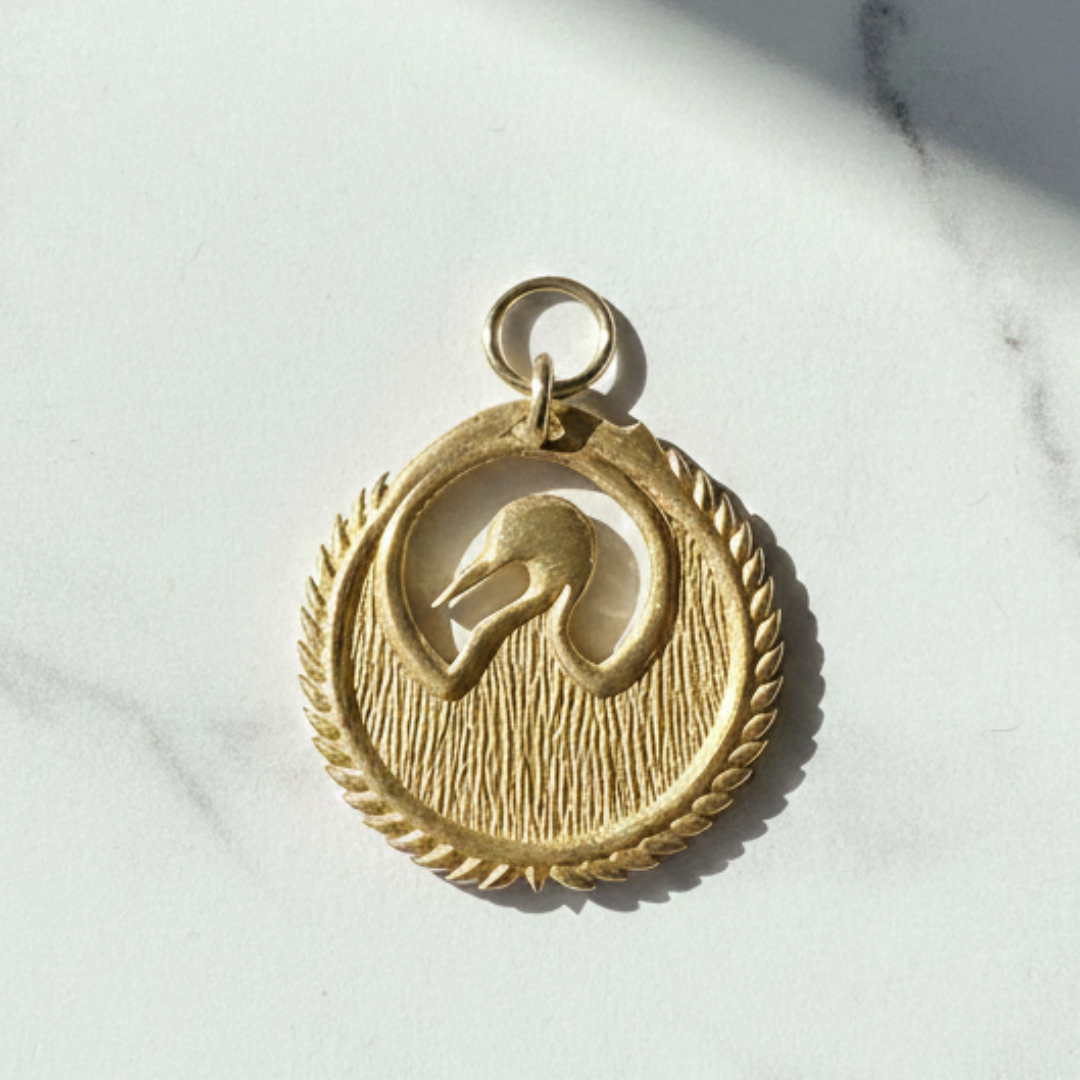 Elegant Bird Motif Pendant