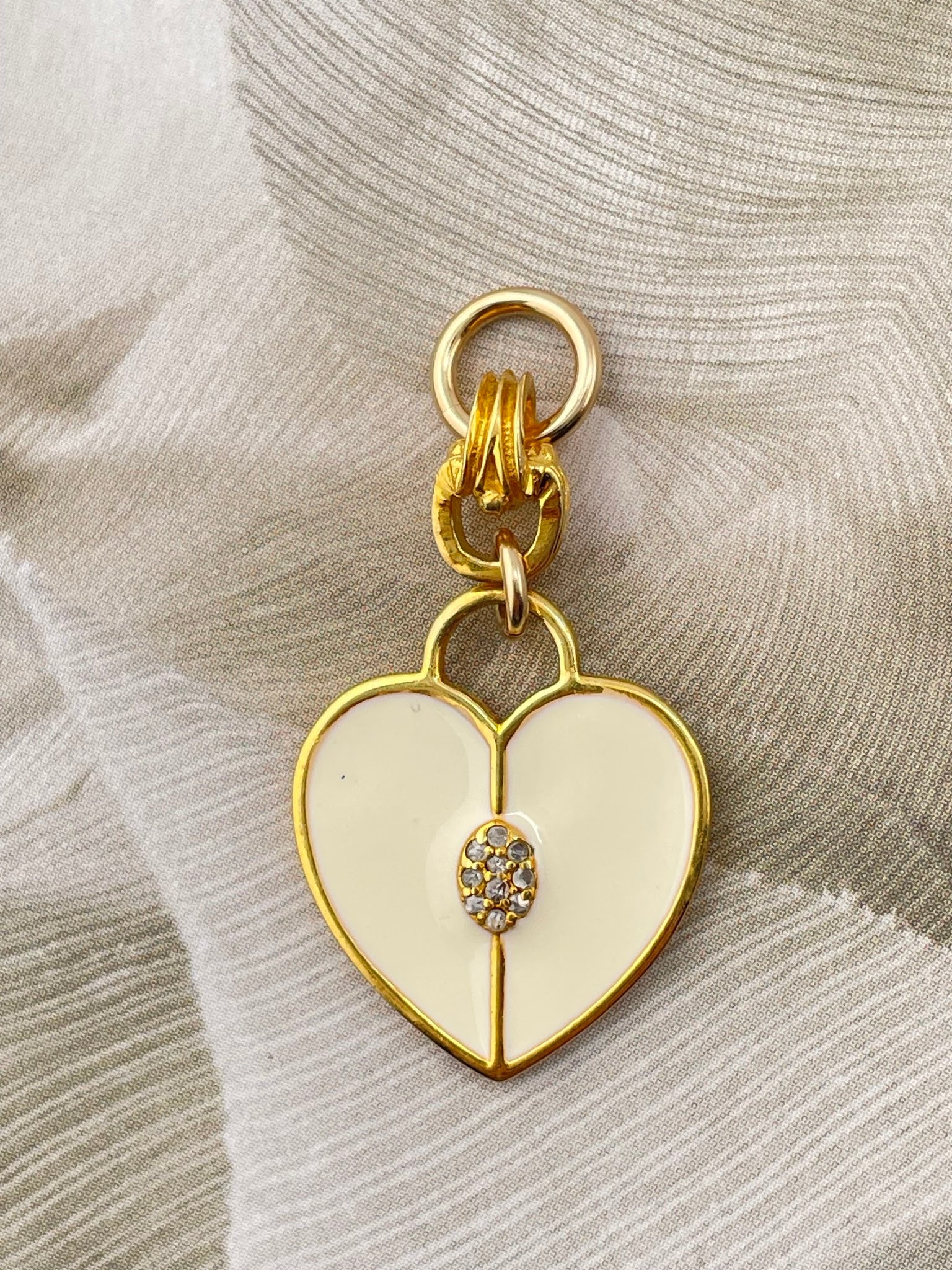 Love Me Heart- Diamond/ Enamel