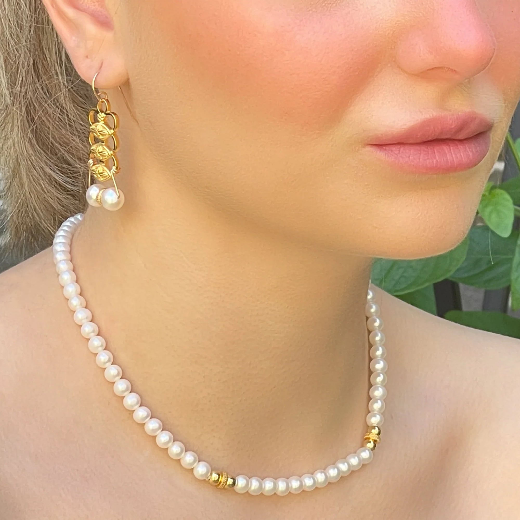 Pearls- 16"-18"- 6mm Gold filled